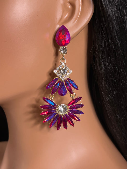 Midnight Blossom Earrings