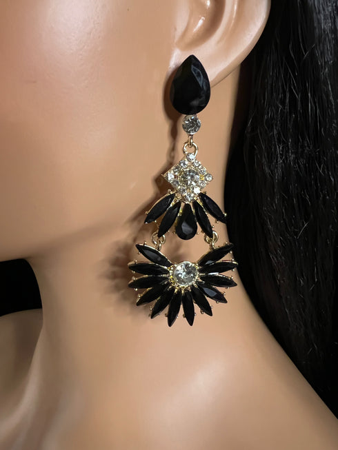 Midnight Blossom Earrings