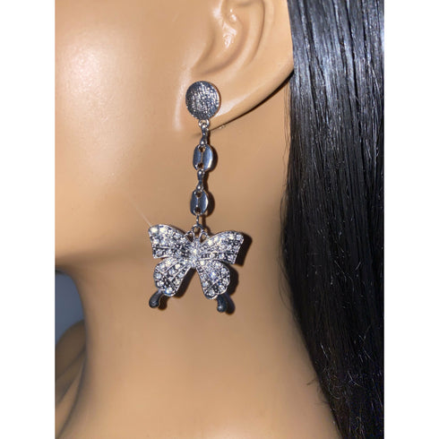 Floating Butterfly Earrings