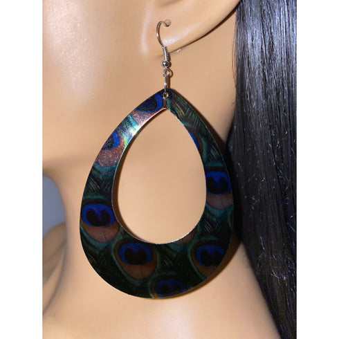 Vain As A Peacock Earrings