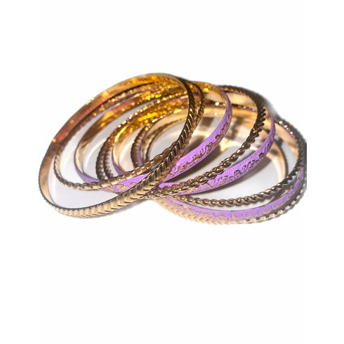 Lavender Bangle Set