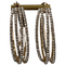 Sparkle Gold Hoops
