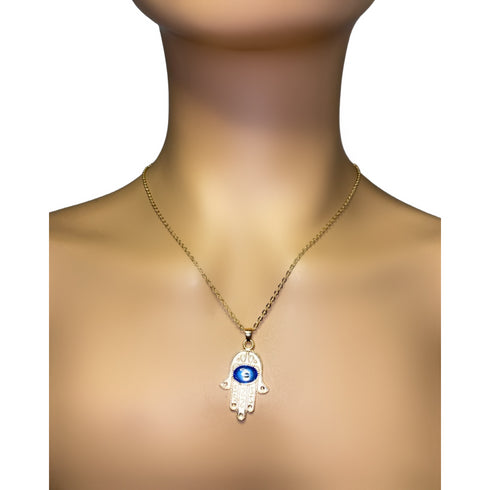 Evil Eye Hamsa Necklace