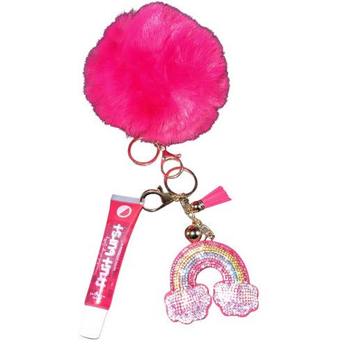 Watermelon & Rainbows Keychain