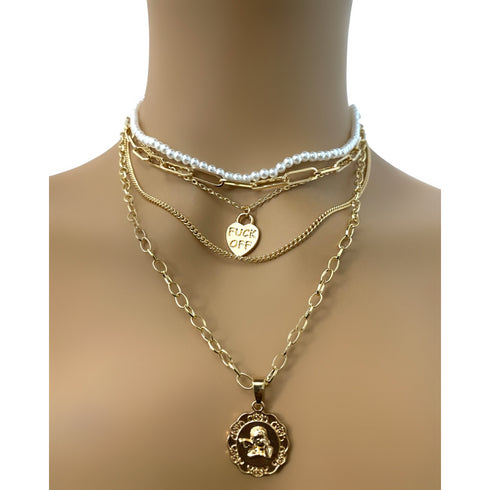 I Don't F With You Necklace