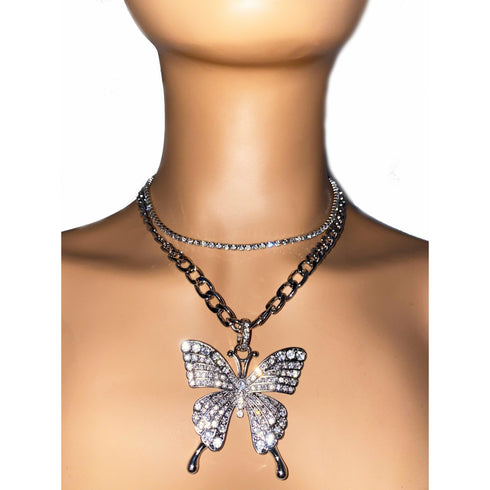 Social Butterfly Necklace