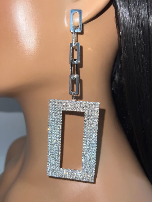 On The Square Earrings