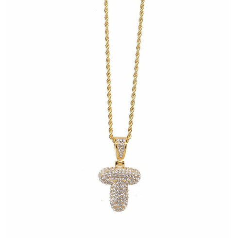 Gold Letter Chain Necklace