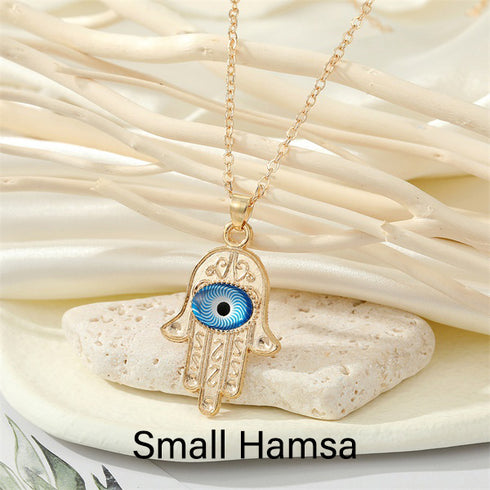 Evil Eye Hamsa Necklace