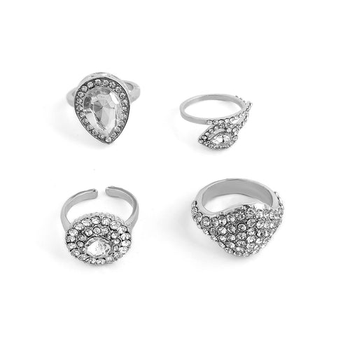 A Bit Too Rich Ring Set