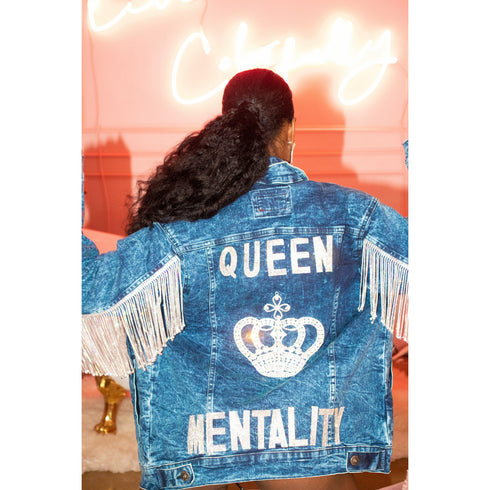 Queen Mentality Rich Denim Jacket