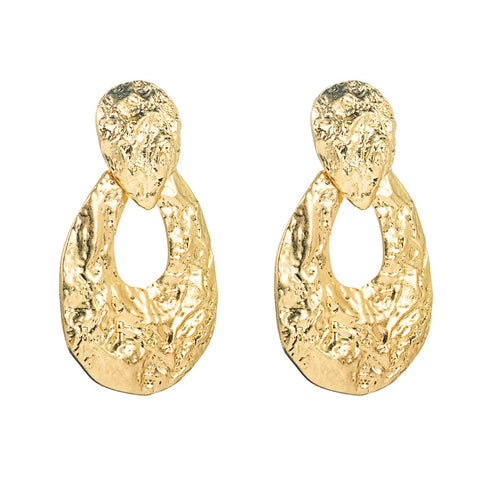 Gold Nugget Earrings